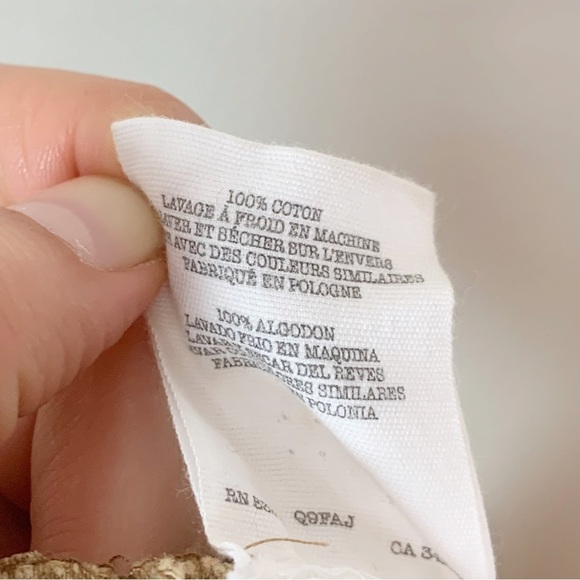 YMC You Must Create 100% Cotton Wide Leg Culottes Tan Khaki US 10 - Picture 14 of 15